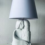 Ceramic entwined couple lamp