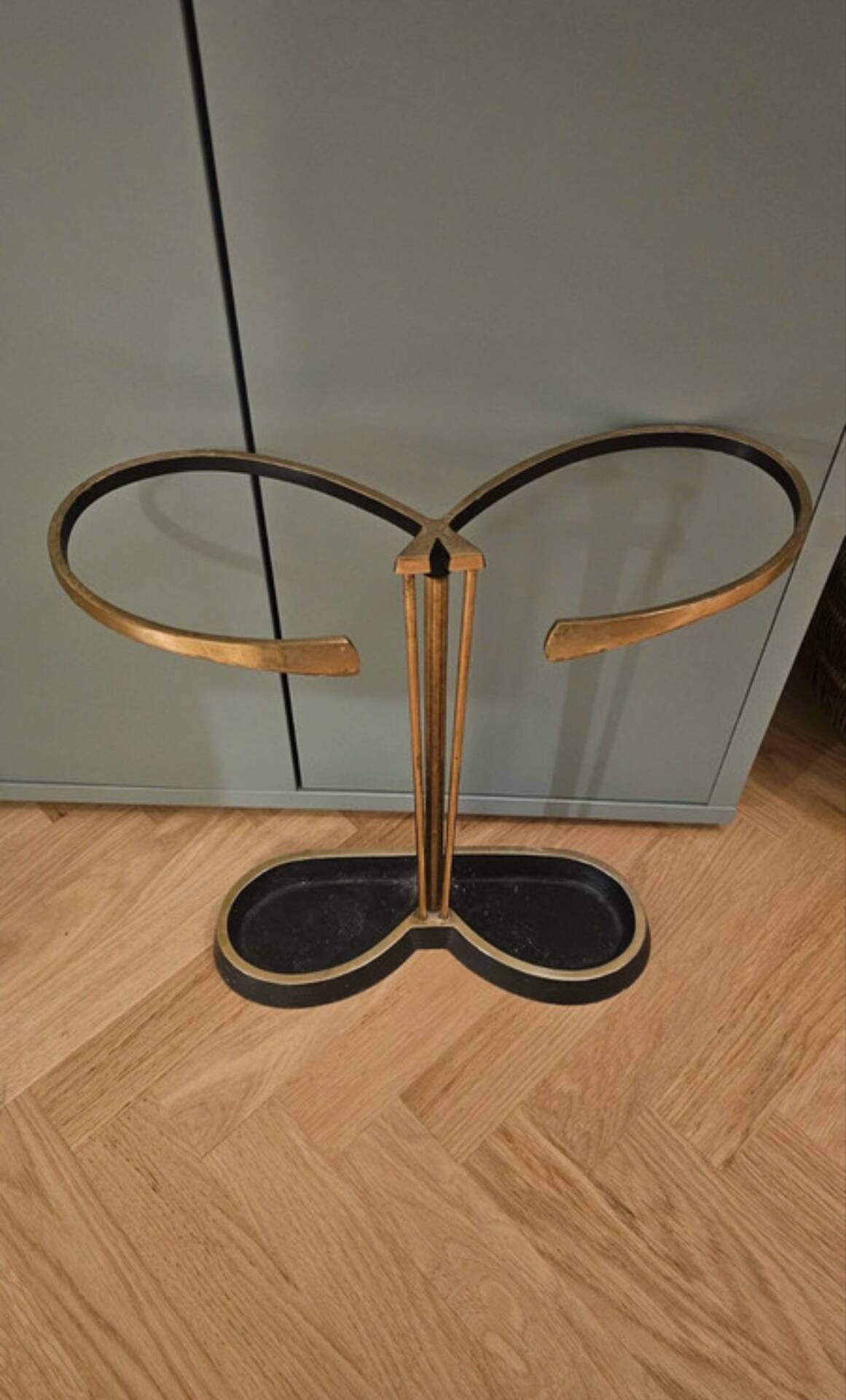Bauhaus brass umbrella stand