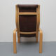 1980s relax-chair with footstool, Yngve Ekström for Swedense