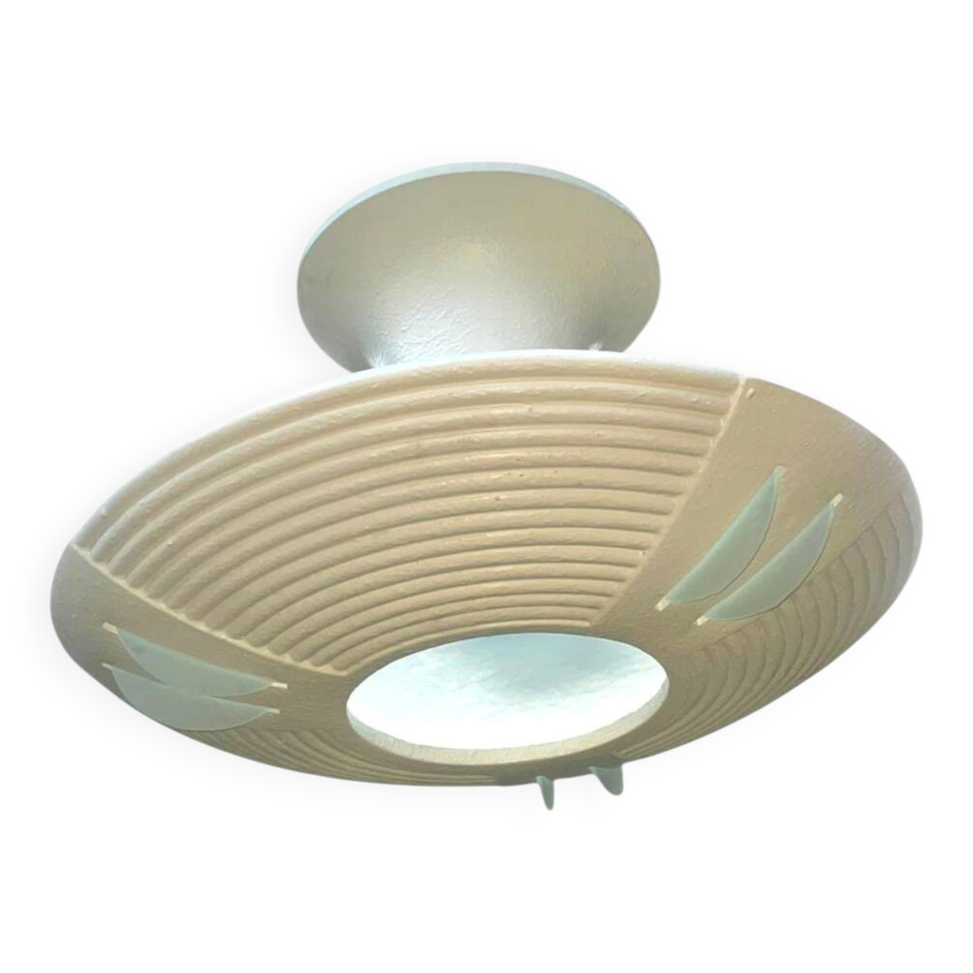 Arlus - Plaster ceiling light - France, 1940