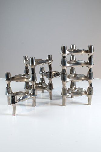 Candleholders from BMF, Set of 9