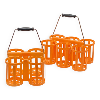 Lot de 2 paniers / casier / porte  à bouteilles POLA 🟠,