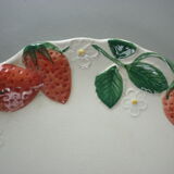 Strawberry decor dabbling plate