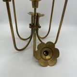 Bougeoir chandelier 7  branches fleurs