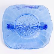 Vintage Blue Decorative Glass Bowl, Drost, Europe, 1960s