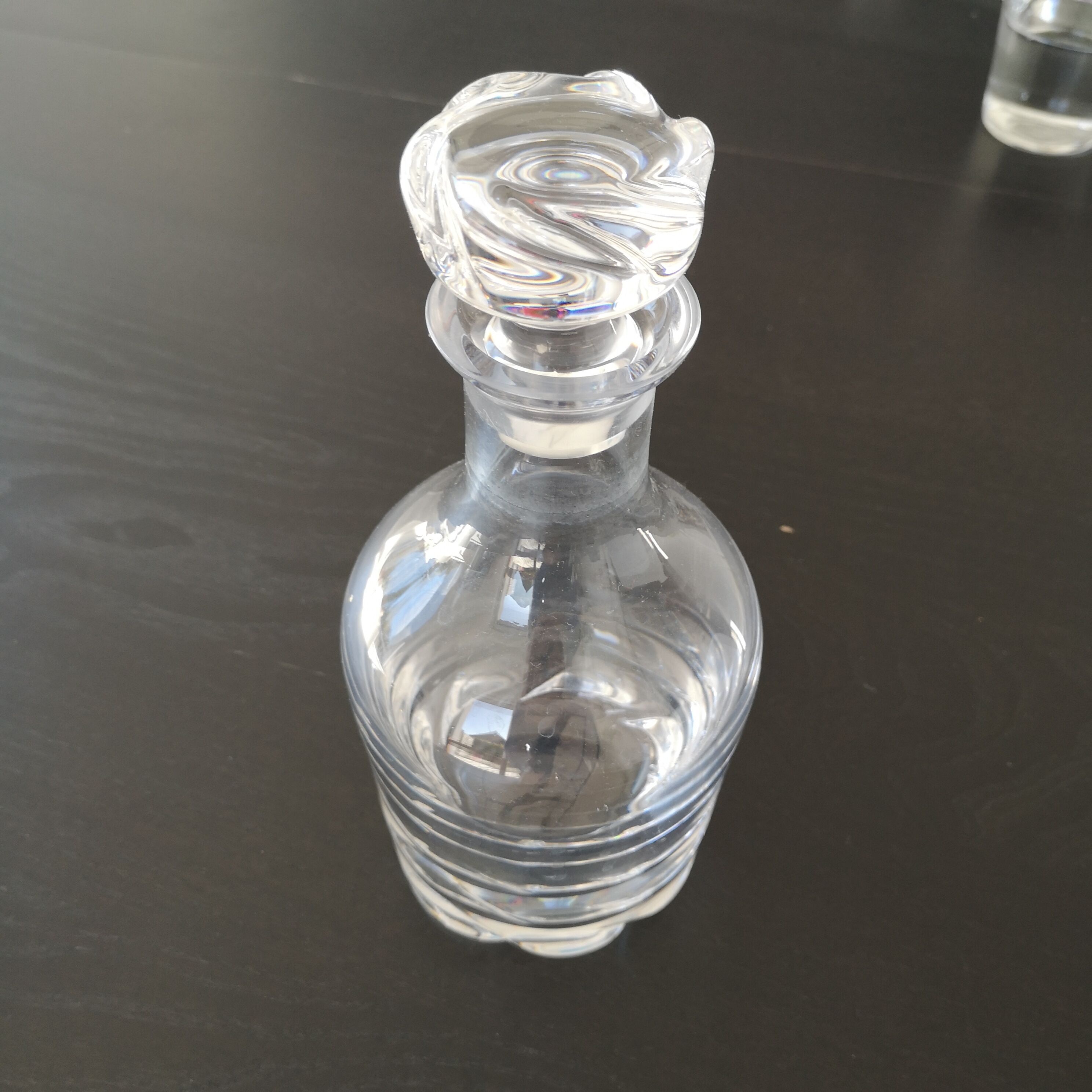 Daum crystal whisky carafe
