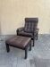Vintage Ekornes Amigo armchair and footrest – Renovated