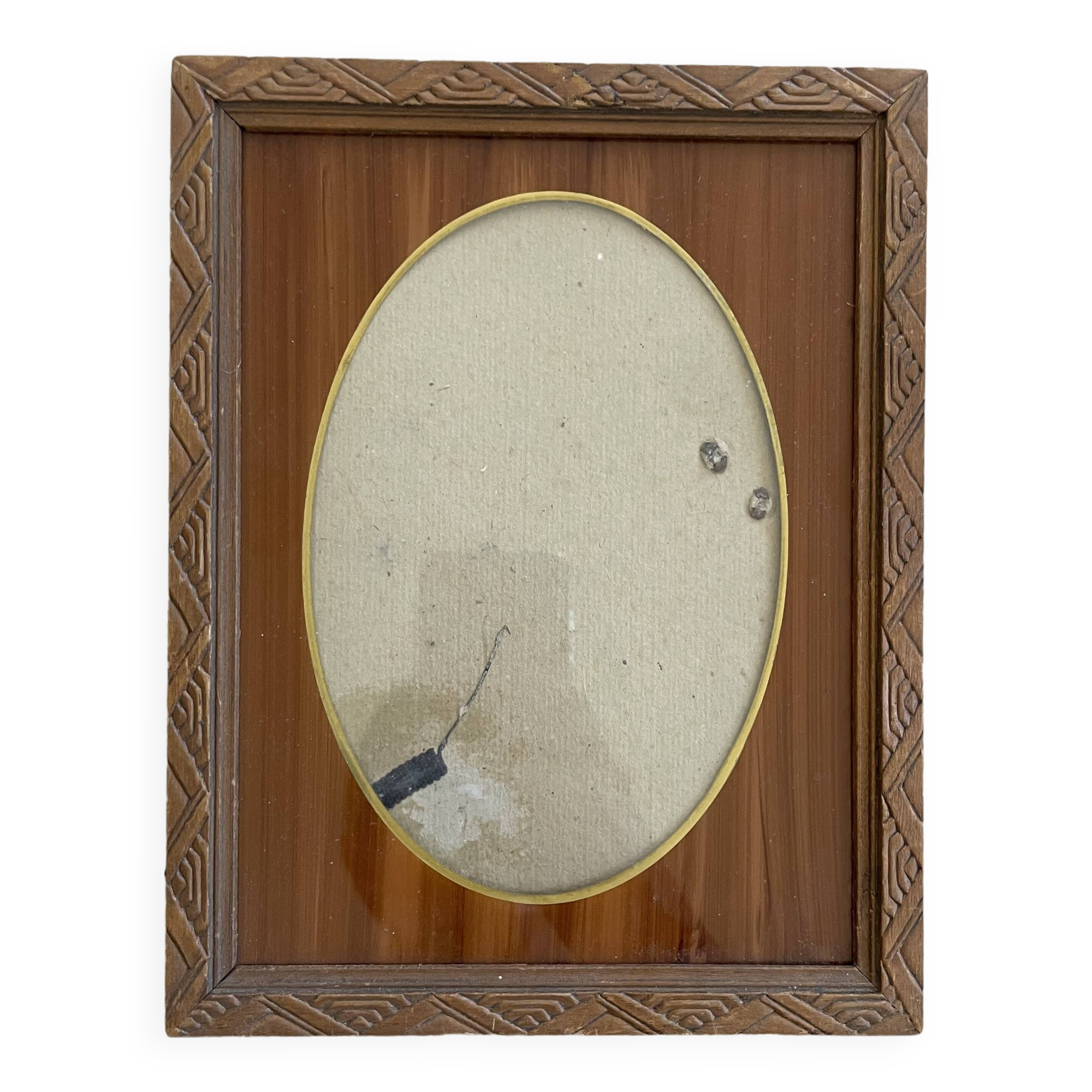 Old frame to put down 17x22cm