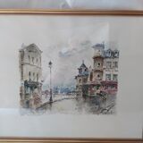 The small train station of Ménilmontant - Paris