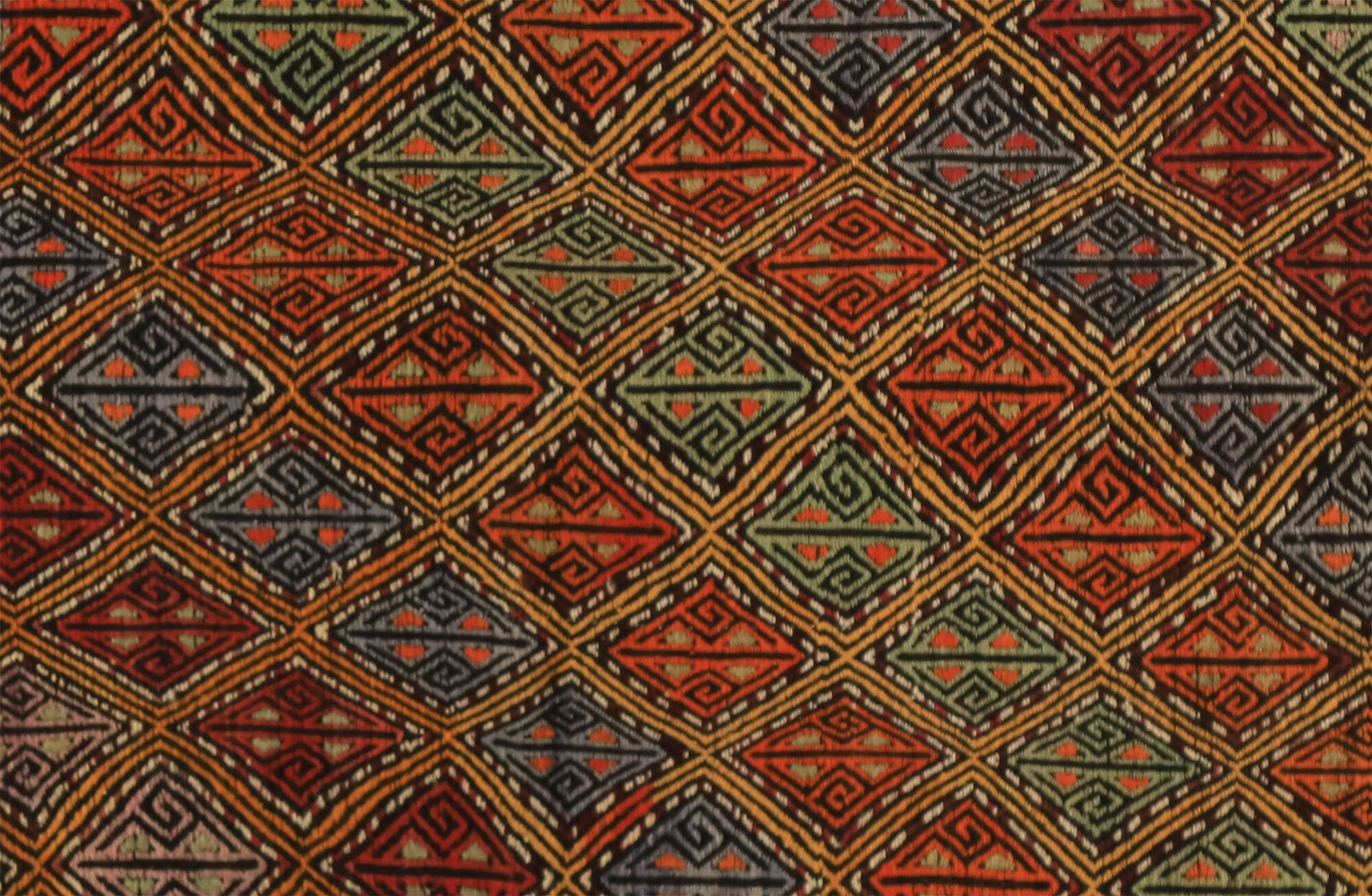 Anatolian handmade kilim rug 267 cm x 153 cm