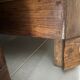 Commode vintage marbre gris