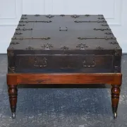 Large Coffee Table with Drawers on Both Sides by Theodore Alexander