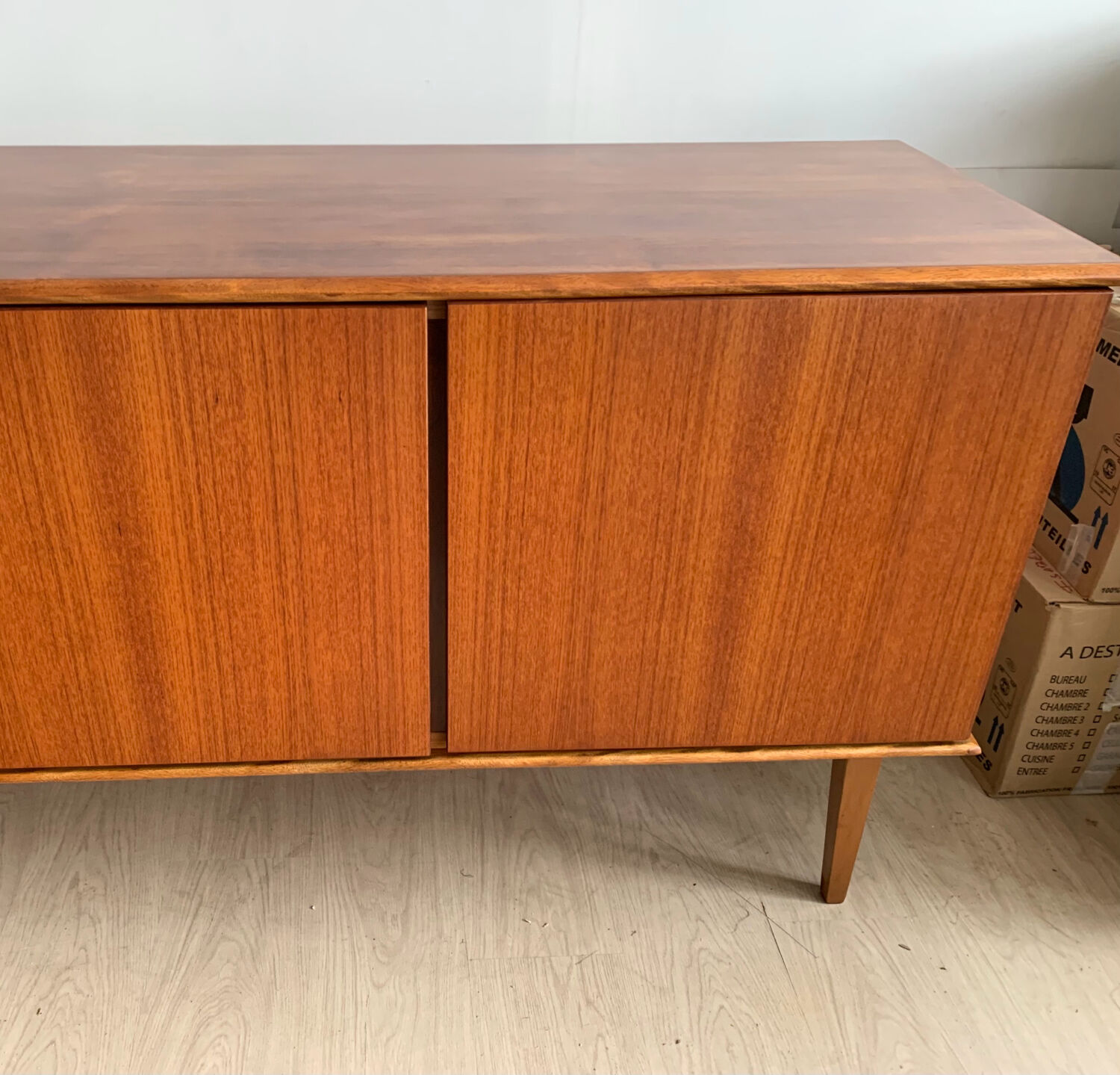 Enfilade scandinave vintage en teck