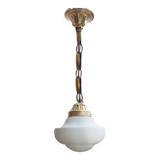 Suspension Opaline Art Déco