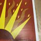 Poster jean picart the sweet "soleil and colombe" july 1977, "humanity"