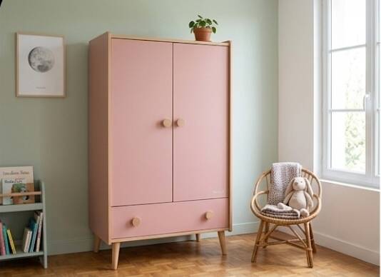 "Fifti" 2-Door Wardrobe Moulin Roty