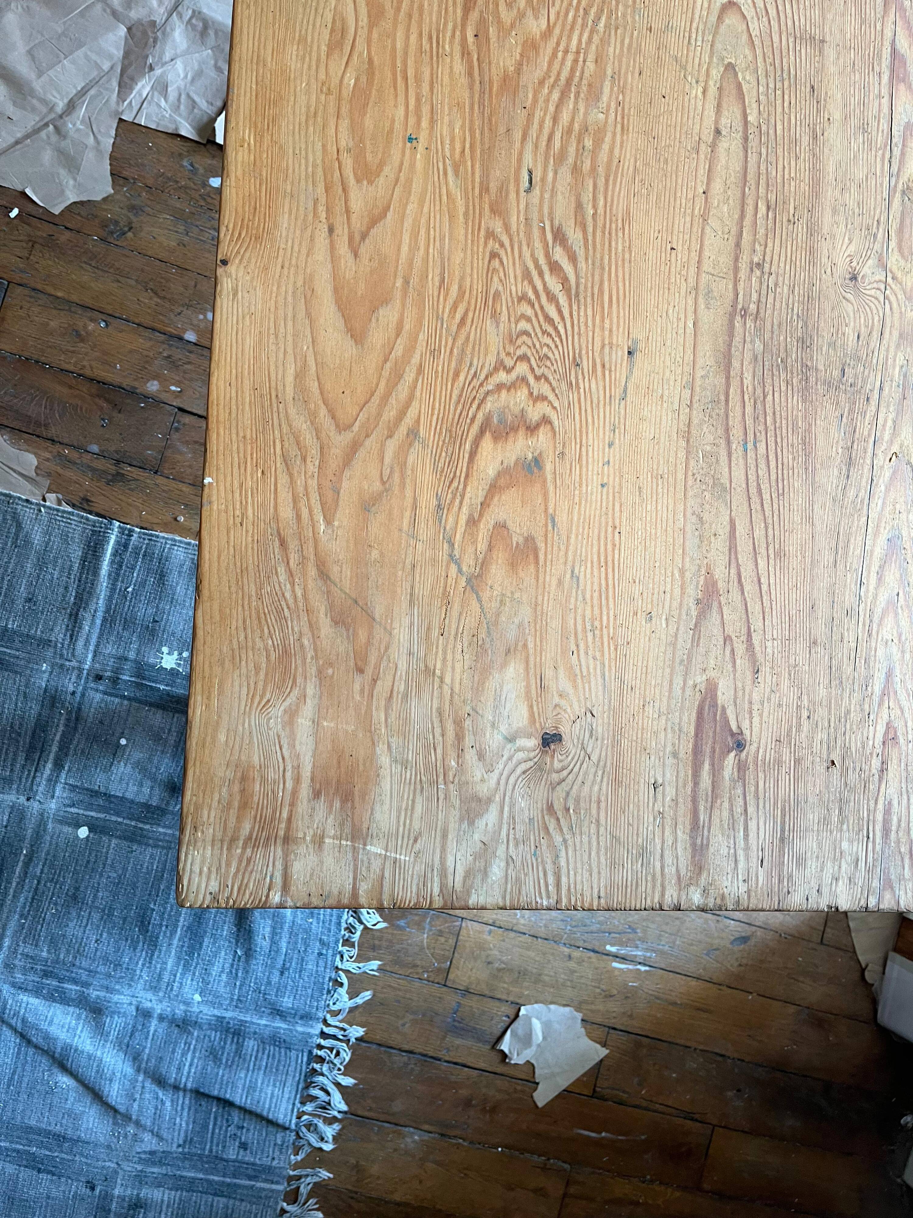wooden kitchen table