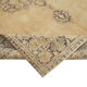 Handwoven antique anatolian beige rug 204 cm x 290 cm
