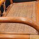 Vintage rattan bedside