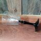 5 large black stemmed glasses arcoroc france, vintage