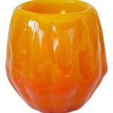 Art glass candleholder by Göte Augustsson Ruda Glasbruk