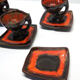 Vallauris coffee service from the 70s in very good condition