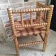 Mulched corner chair and light wood