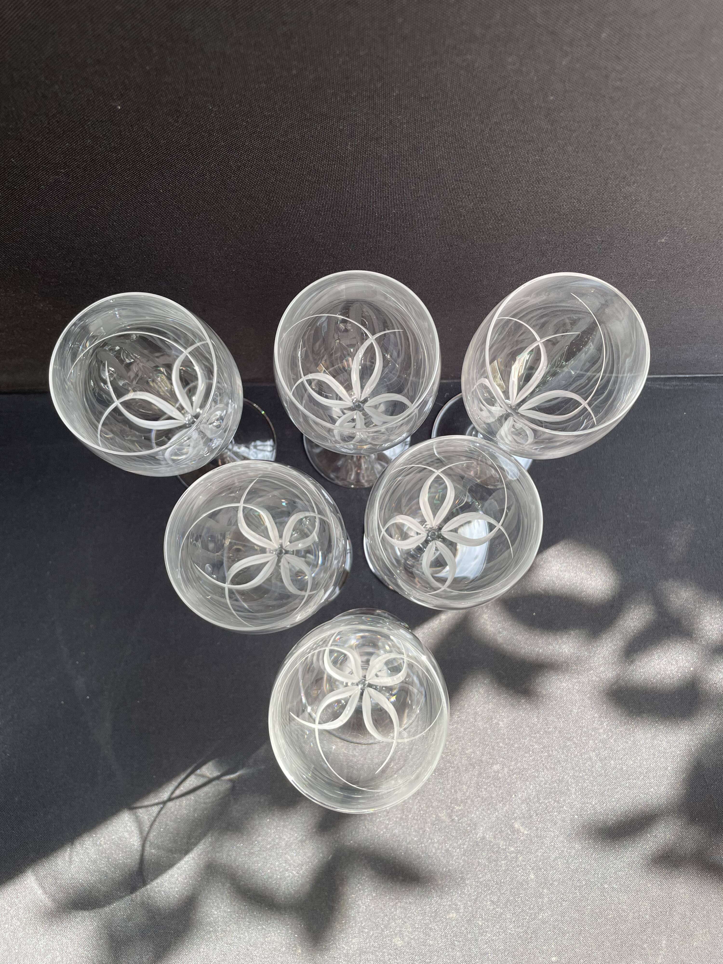 6 wine glasses – Cristalleries Royales de Champagne