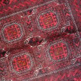 Tapis Baluch afghan ancien fait main, 105 cm x 212 cm (3,4 pi x 6,9 pi), années 1930 - 1C1159