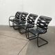 Fauteuils cantilevered Canasta postmodernes italiens par Heron Parigi pour Heron Parigi Design, années 1980, lot de 4