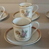 Cups series of six porcelain Hutschenreuther Selb Germany