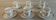 Cups series of six porcelain Hutschenreuther Selb Germany