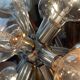Sputnik floor lamp brass
