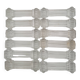 12 Antique glass knife holders