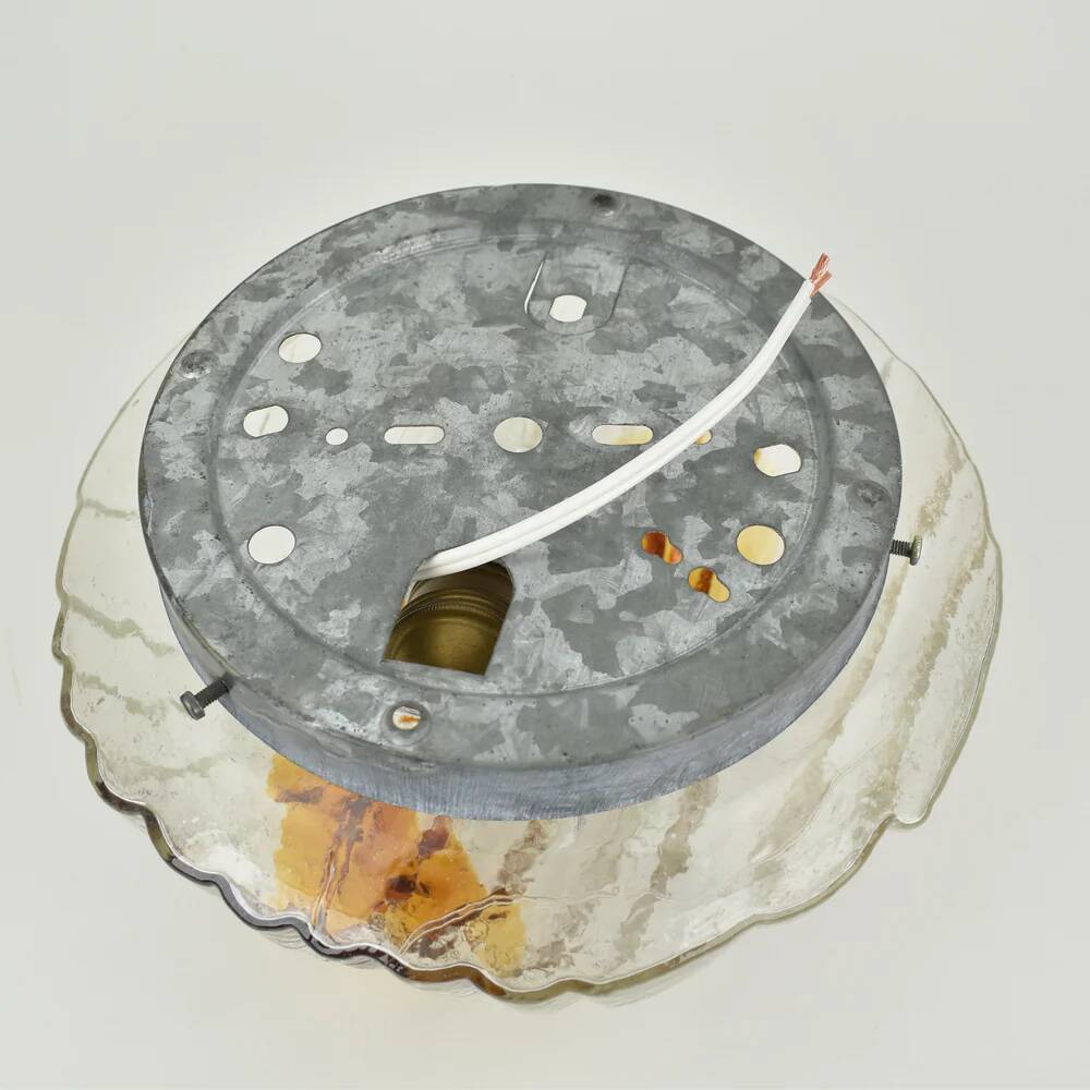 Mazzega Murano ceiling light from the 1960s