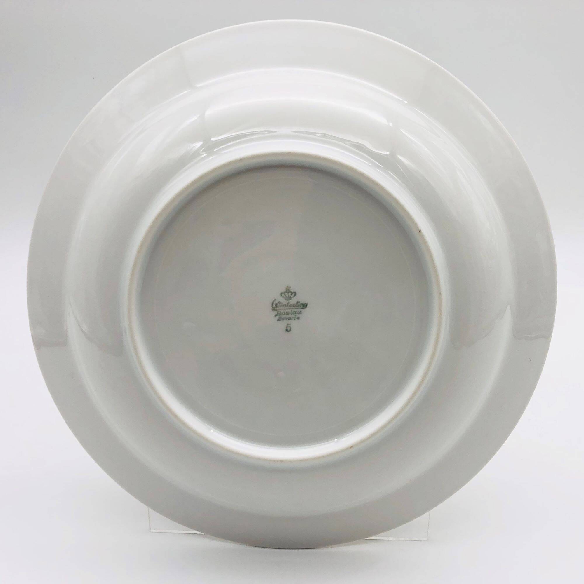 6 Porcelain Deep Plates “Winterling, Roslau - Bavaria”