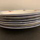 Lot de 6 assiettes plates Digoin Sarreguemines, modèle Mary Lou