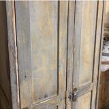 Patinated workshop locker N.41