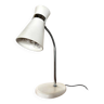 Lampe de bureau articulée en métal blanc et chromé