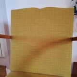 Bridge armchair with mustache back