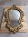 Antique gilded stucco mirror – Louis XV rococo style – 42 cm