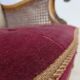 1930s, Danish armchair, furniture velour, ash wood.
