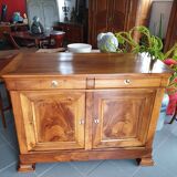 Buffet noyer deux portes deux tiroirs