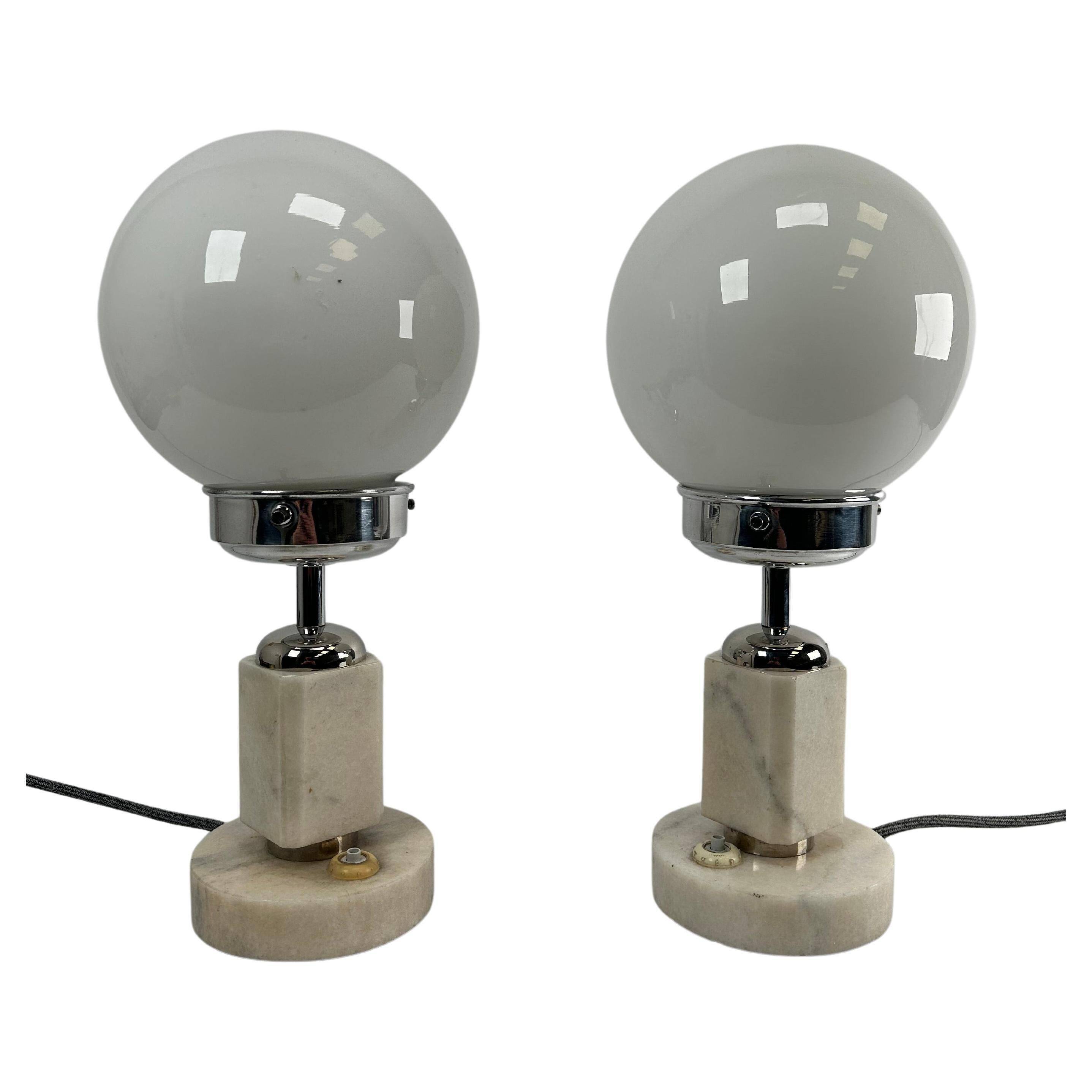 Bauhaus bedside lamps