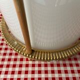 Opaline basket art deco style