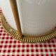 Opaline basket art deco style