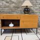 Small vintage sideboard on metal legs – 1960s/70s