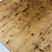 English antique pine dining table