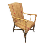 Belle Epoque rattan armchair