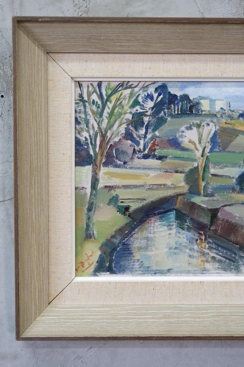 Swedish modern painting, 1960s, oil on canvas